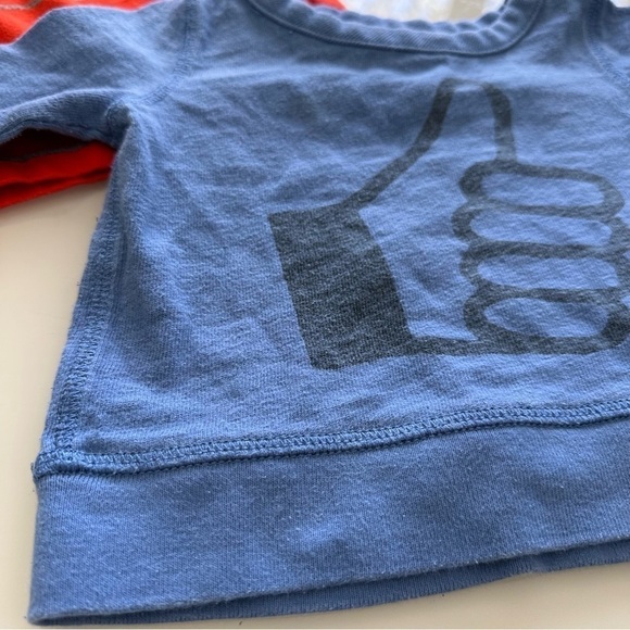 BABY Boy (or girl!) Long Sleeve Shirt Bundle -6-12m - Picture 8 of 8